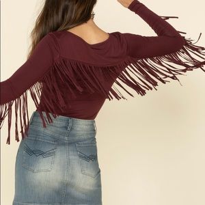 Idyllwind Miranda Lambert Free Flying Fringe long Sleeve New Without Tags Size L